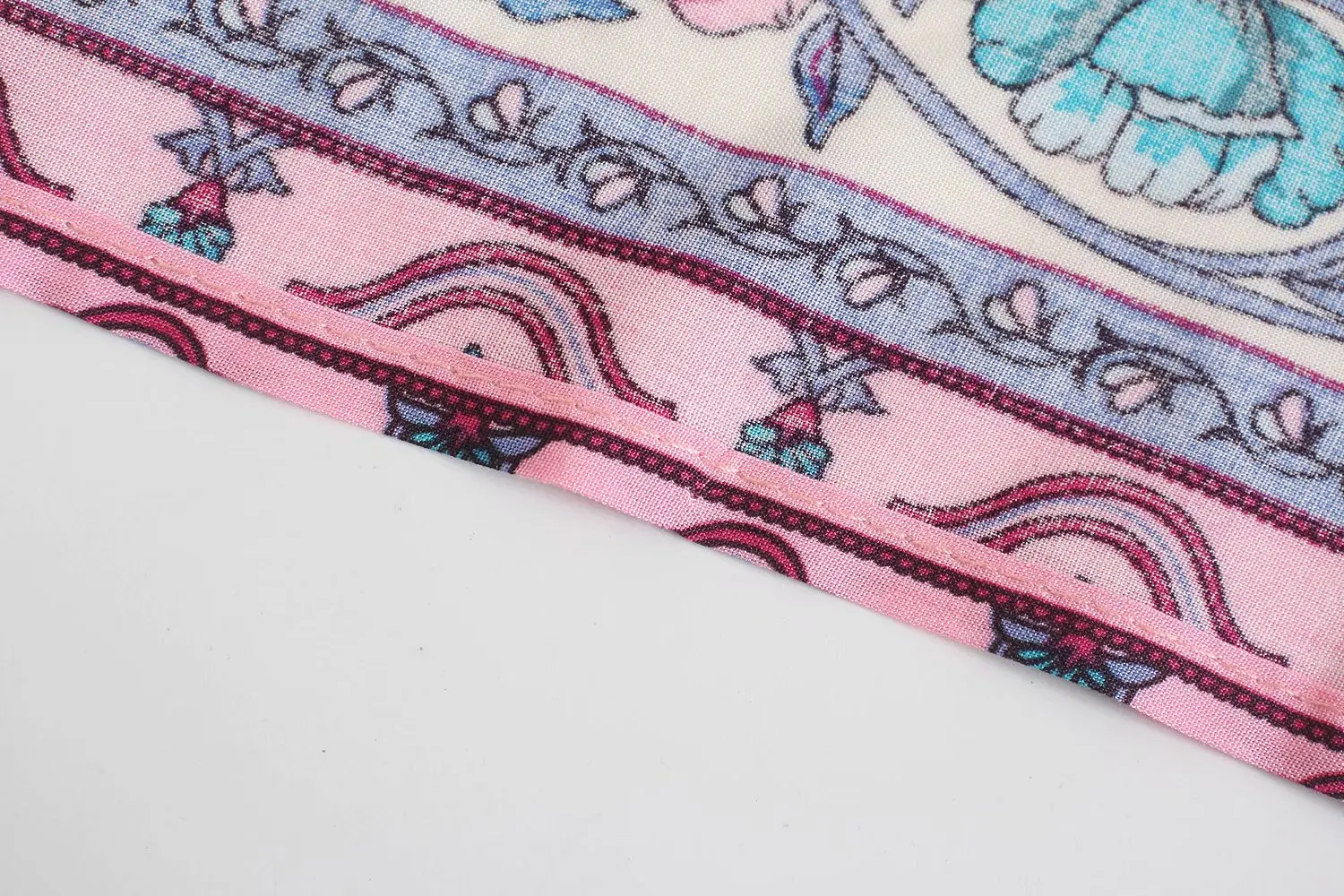 Rose Bloom Boho Floral Print Midi Dress