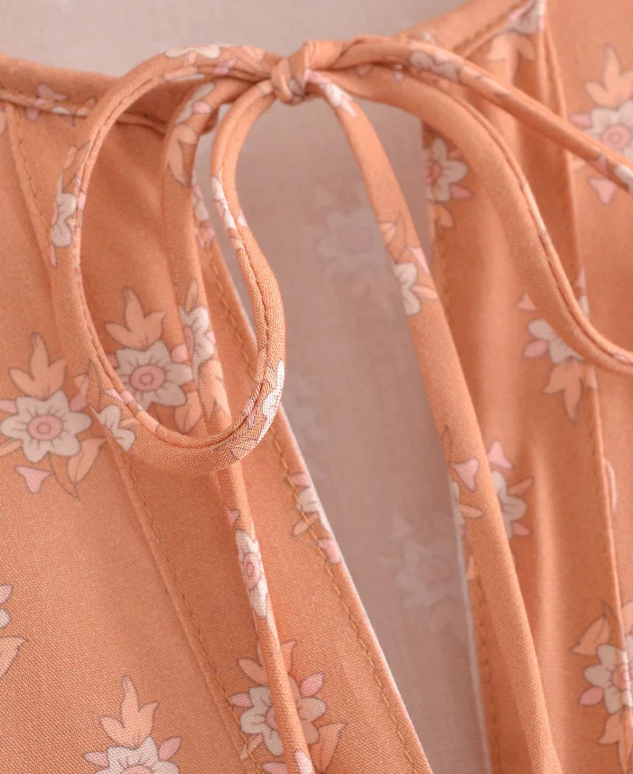 Sienna Sands Boho Floral Print Midi Dress