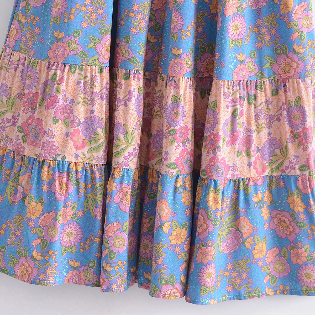 Melrose Pink Boho Floral Print Maxi Dress